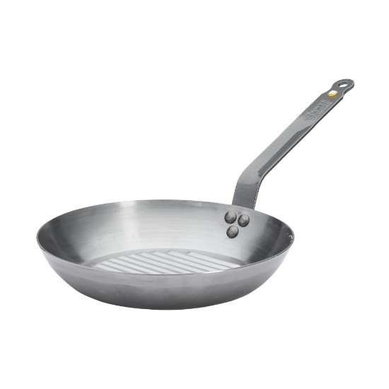 Sartén grill, acero, 26cm, "Mineral B" - de Buyer