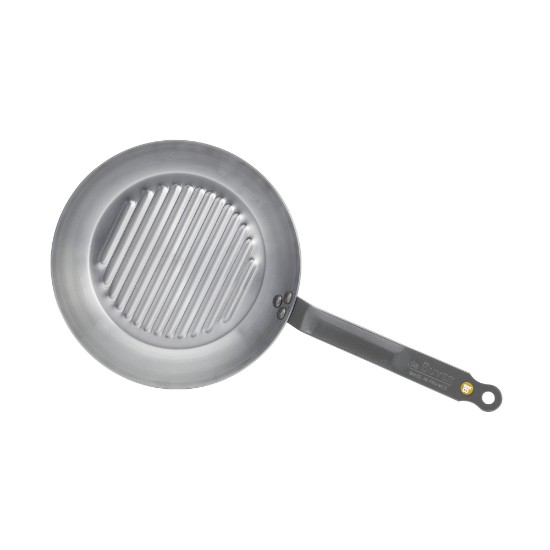 Grillpanne, stål, 26cm, "Mineral B" - de Buyer