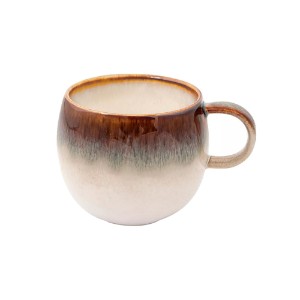 Mug, porċellana, 375 ml, "Nuances", Brown - Nuova R2S