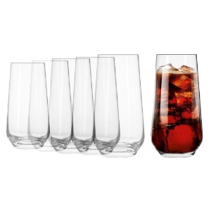 6-delat set med "Splendor"-glas för "long drinks", 480 ml - Krosno