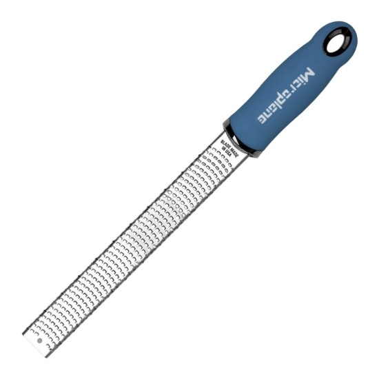 Classic grater, surgical-grade stainless steel, 32.5 cm, Denim Blue - Microplane