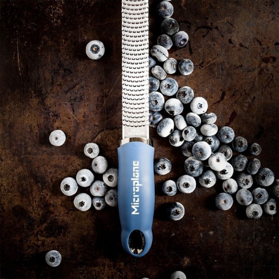 Classic grater, surgical-grade stainless steel, 32.5 cm, Denim Blue - Microplane