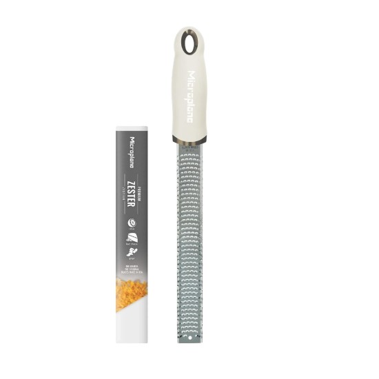 Classic grater, surgical-grade stainless steel, 32.5 cm, Cashmere Beige - Microplane