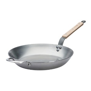 Frying pan, steel, 32cm, "Mineral B Bois" - de Buyer