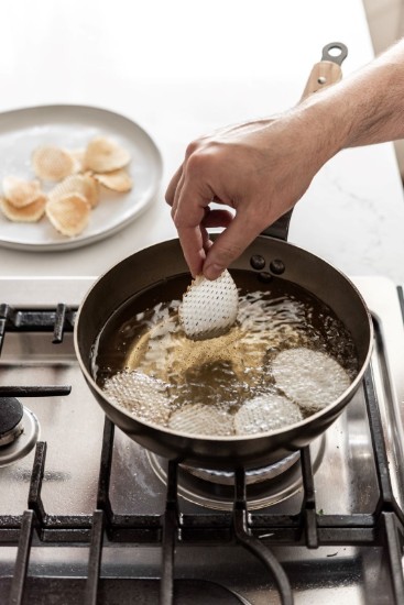 Deep fry pan, 24 cm, "Mineral B Bois" - de Buyer