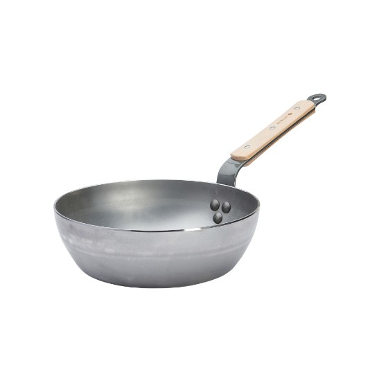 Deep fry pan, 24 cm, "Mineral B Bois" - de Buyer