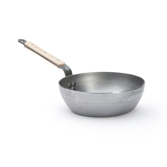 Deep fry pan, 24 cm, "Mineral B Bois" - de Buyer