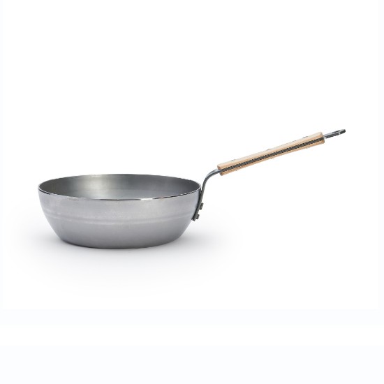 Deep fry pan, 24 cm, "Mineral B Bois" - de Buyer