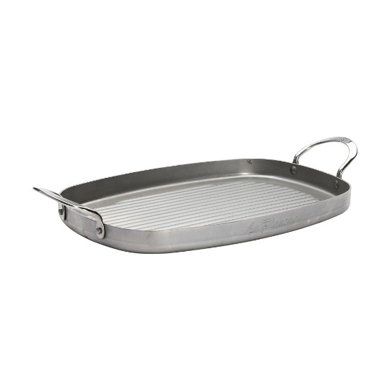 Sartén grill, acero, 38 cm, "Mineral B" - de Buyer