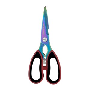 Foarfeca de bucatarie cu manere soft touch, 21 cm, Rainbow - Grunwerg