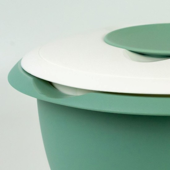 Mixing bowl, plastic, with splash protection, 2.5L, Mint Green - Westmark