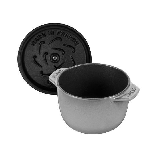 Mini Cocotte ryžių kepimo puodas, ketaus, 12cm/0,75L, Graphite Grey - Staub