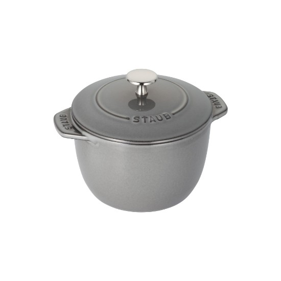 Cocotte rice cooking pot, cast iron, 16cm/1.75L, Graphite Grey - Staub