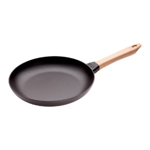 Ketaus keptuvė su medine rankena, 28 cm - Staub 