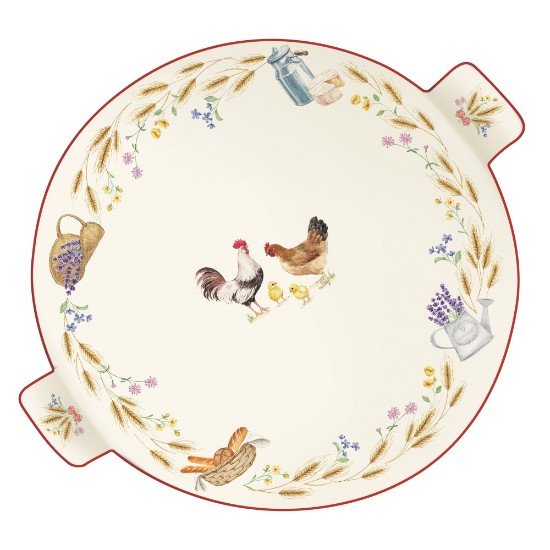 Ostefad, med hanke, porcelæn, 30 cm, "Country Life" - Nuova R2S