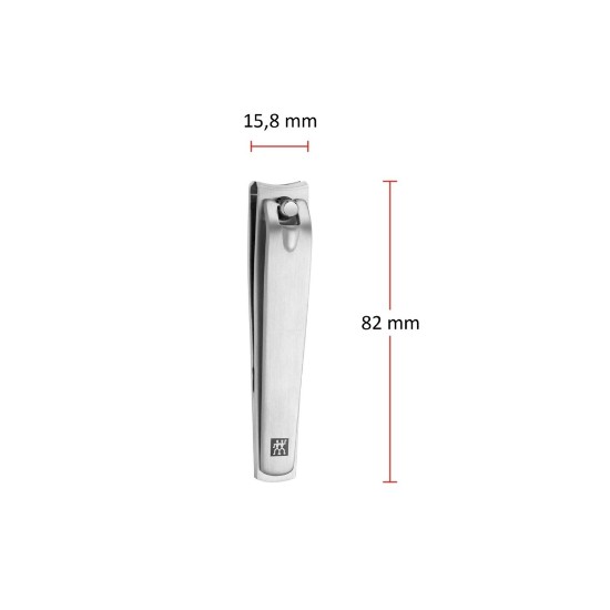 Tırnak makası, mat saten cilalı paslanmaz çelik, 82 mm - Zwilling PREMIUM