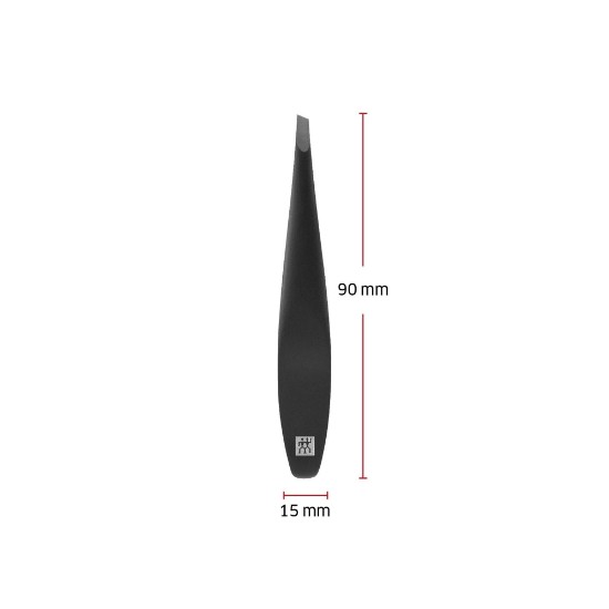 Tweezers, stainless steel, 90mm, matte black - Zwilling Classic Inox