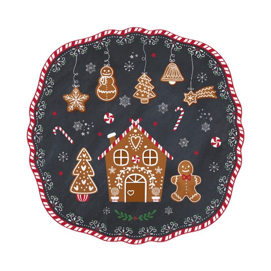 Dessert plate, porcelain, 20 cm, "GINGERBREAD" - Nuova R2S