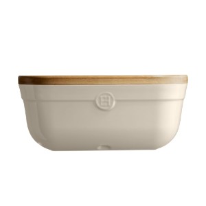 Bread box, ceramic, 35.5 x 25 cm, Clay - Emile Henry