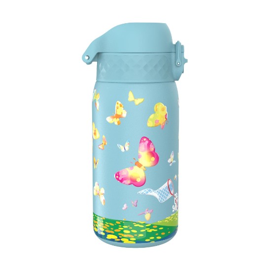 Children's water bottle, stainless steel, 320 ml, Butterflies - Ion8