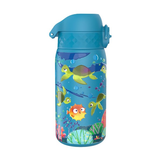 Children's water bottle, stainless steel, 400ml, Sea Turtle - Ion8