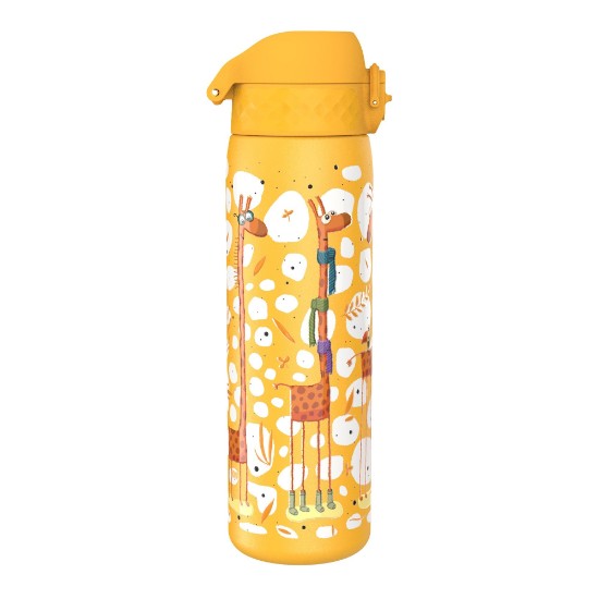 Children's water bottle, stainless steel, 600ml, Giraffes - Ion8