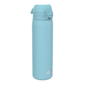 SLIM su şişesi, paslanmaz çelik, 600ml, Alaskan Blue - Ion8