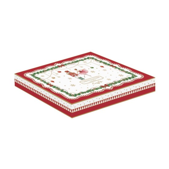 Ziemassvētku eglītes formas porcelāna šķīvis, 25,5 x 20,5 cm, "Magie de Noel" - Easy Life