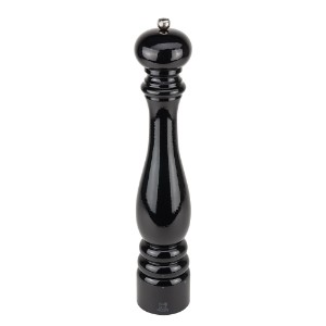 Peppercorn grinder, 40 cm, "Paris u'Select", Black Lacquered - Peugeot