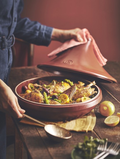 Tajine, Serie „Delight“, 33,5 cm/4 L, Farbe „Sienna“ – Emile Henry