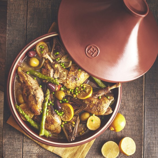 Tajine, Serie „Delight“, 33,5 cm/4 L, Farbe „Sienna“ – Emile Henry