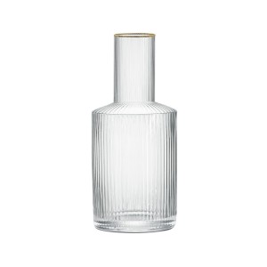 Glaskaraffel, 800 ml, "Gold" - Easy Life