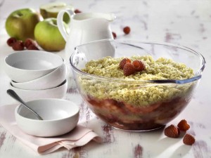 Ettevalmistuskauss, kuumakindel klaas, 2,7 L, "Vintage" sari - Pyrex