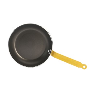 Pan friochta neamh-bata, 24 cm, "CHOC HACCP", buí - de Buyer