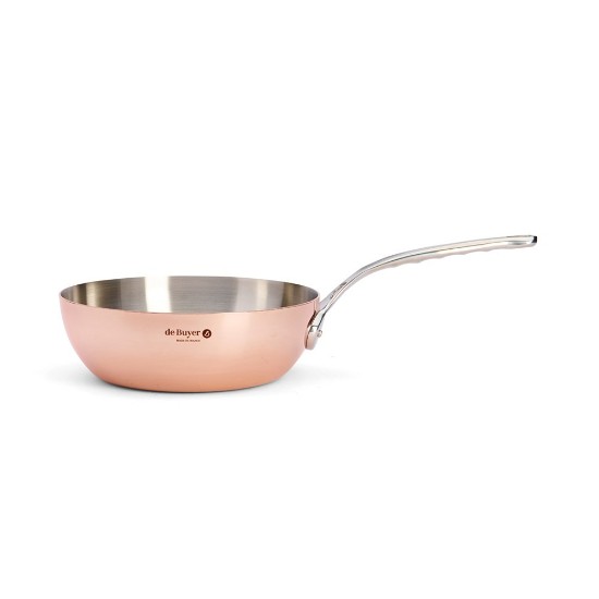 "Inocuivre" conical saute pan, 24 cm / 3.1 l  - "de Buyer" brand