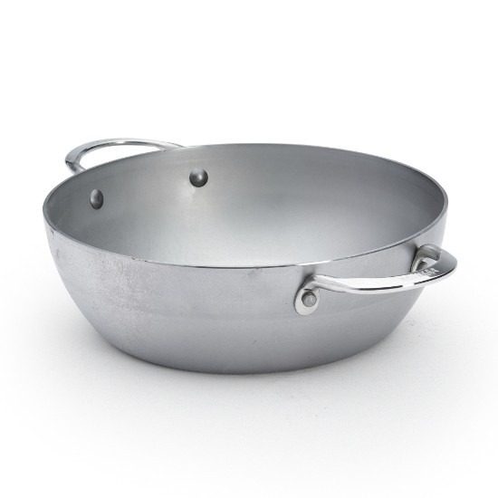 Sauteerpan met 2 handvatten, staal, 28cm, "Mineral B" - de Buyer