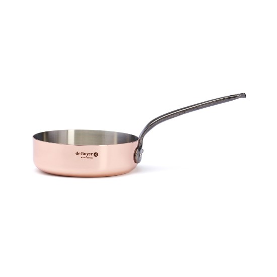 Sauté pann, roostevaba vaskteras, 20cm/1,8L, "Inocuivre First Classe" - de Buyer