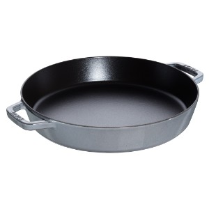 Cast iron frying pan, 34 cm, Graphite Grey - Staub