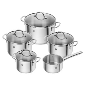 9-piece cookware set, stainless steel, FLOW - Zwilling