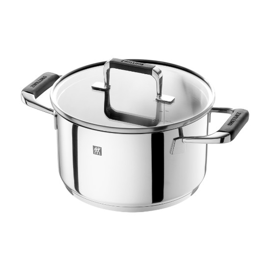 9-piece cookware set, stainless steel, "Poletto" - Zwilling