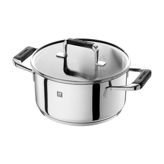 9-piece cookware set, stainless steel, "Poletto" - Zwilling