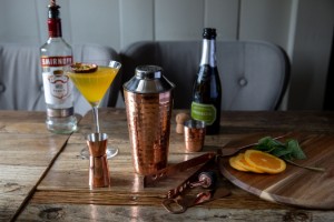 Conjunto de coquetel, 7 peças, aço inoxidável, "Bar Craft", Cooper - Kitchen Craft