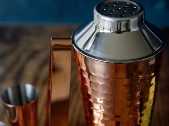 Cocktail set, 7 pieces, stainless steel, Copper - BarCraft