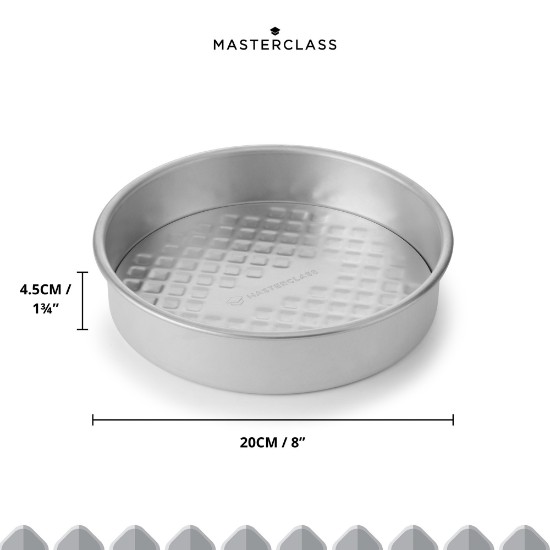 Baking mould, with removable base, recycled aluminium, 20 cm, "Master Class" - Kitchen Craft