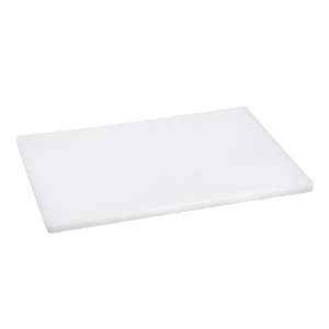 Cutting board, plastic, 60 x 40 cm, white - "de Buyer" brand