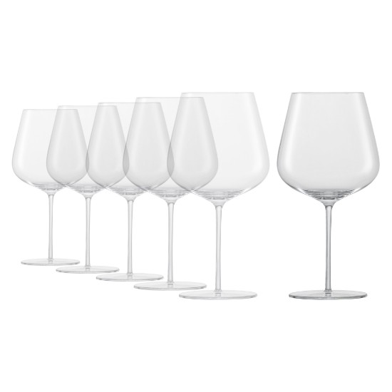 6-piece Burgundy wine glass set, crystalline glass, 955 ml, Vervino - Schott Zwiesel