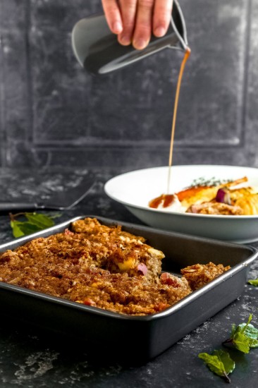 Baking tray, square, steel, 23 x 23 cm, "MasterClass" - Kitchen Craft