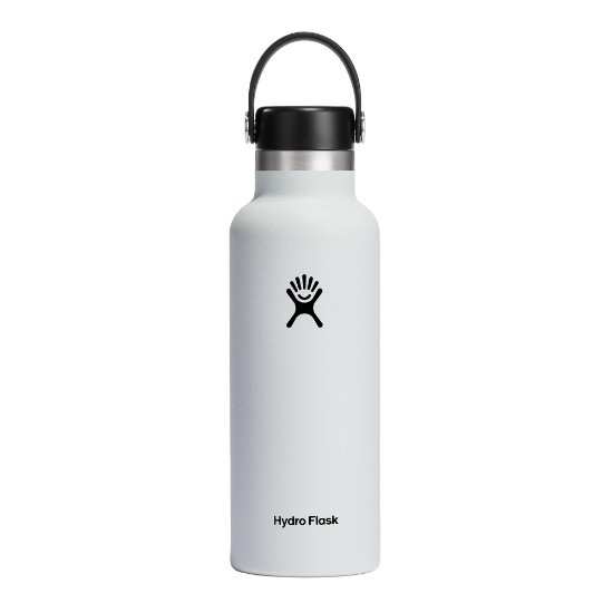 Butelka termoizolacyjna, stal nierdzewna, 530 ml, "Standard", White - Hydro Flask