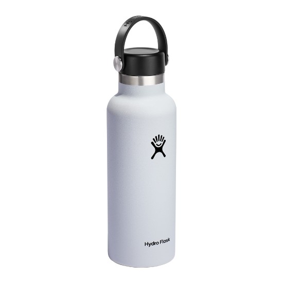 Butelka termoizolacyjna, stal nierdzewna, 530 ml, "Standard", White - Hydro Flask