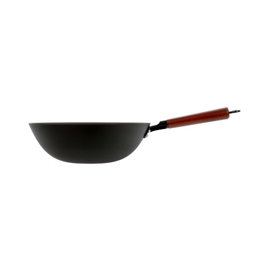 Wok pann, süsinikteras, 30 cm - Zokura